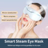 Steam eye massager